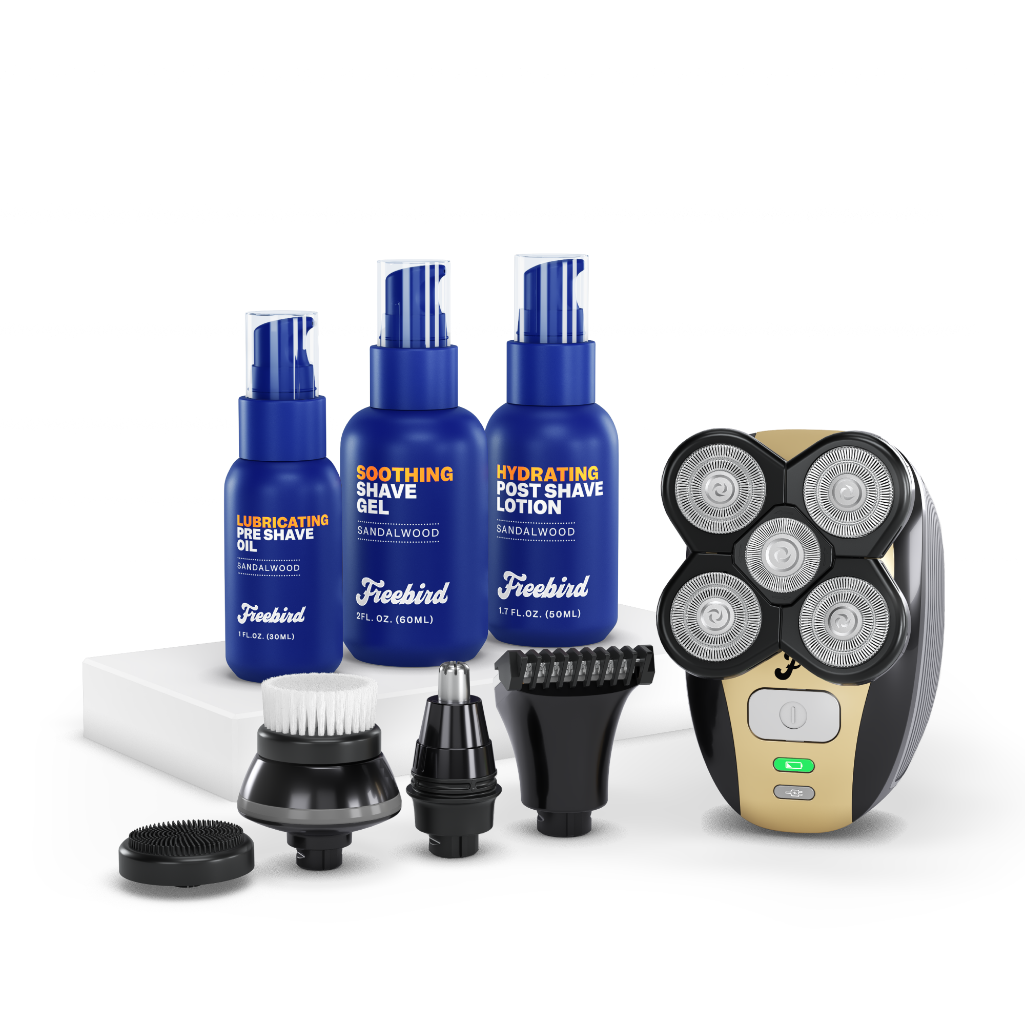 FlexSeries Shaving Bundle for Men | Scalp Care Trio