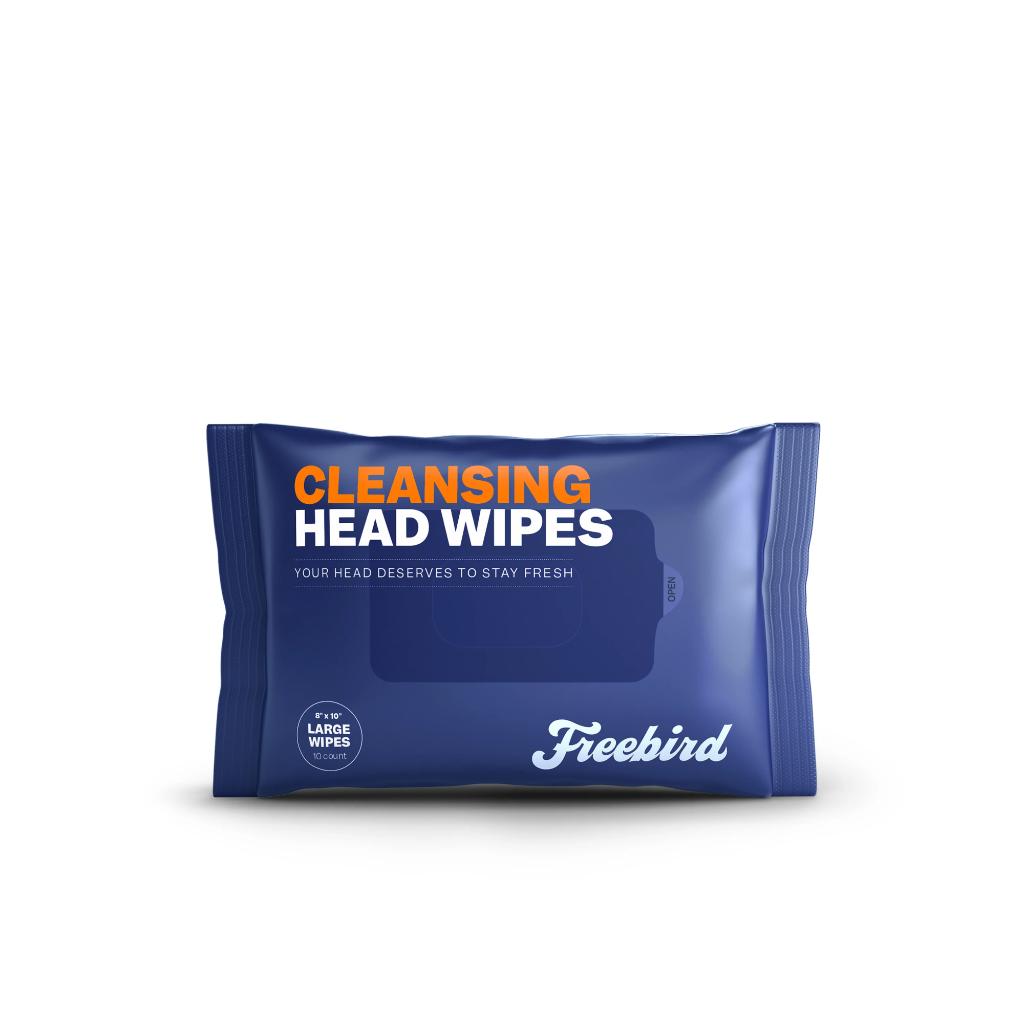Biodegradable Head & Body Wipes for Travel & On-the-Go | Unscented & pH-Balanced